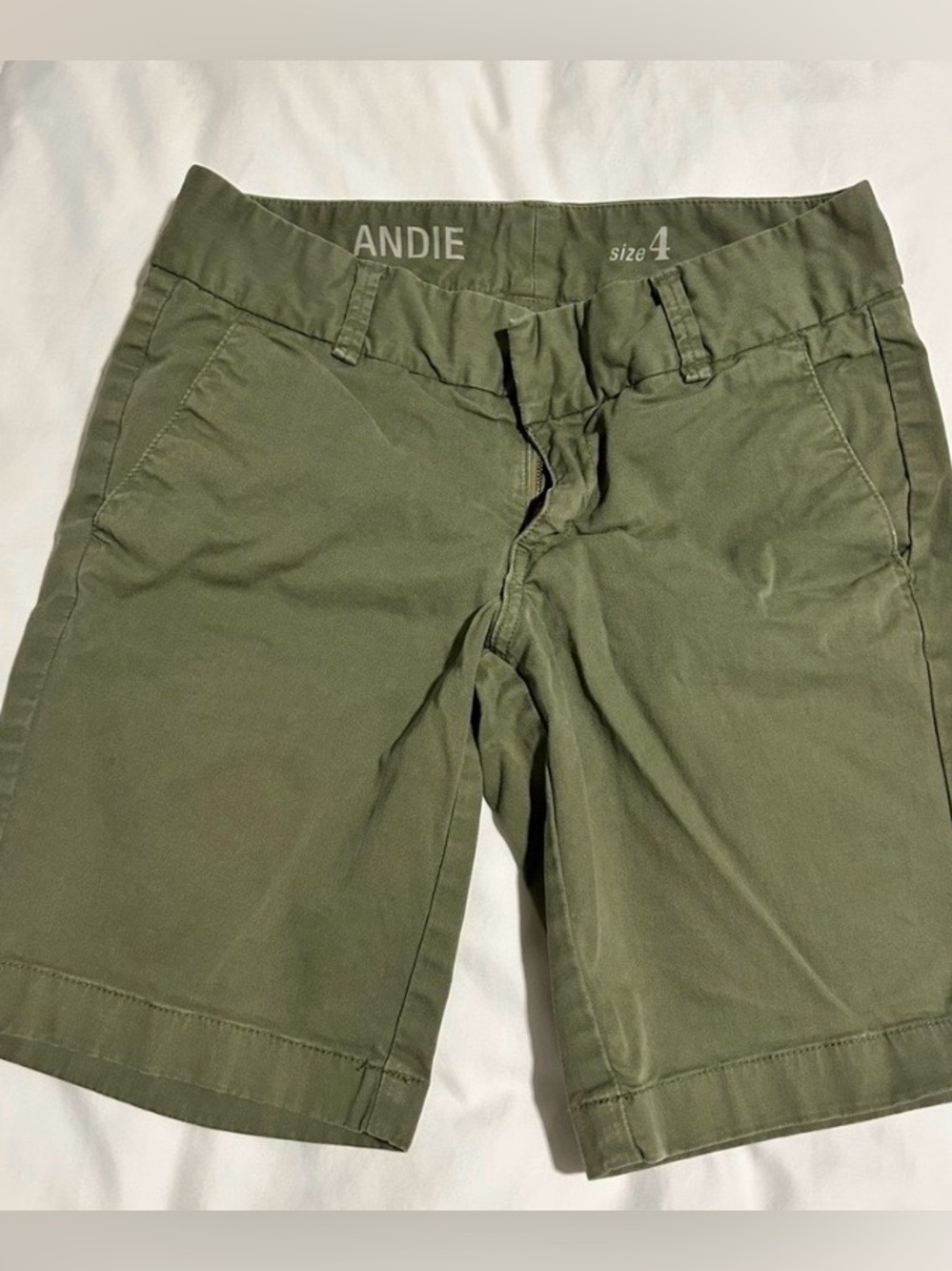 J. Crew Andie Green Shorts Size 4